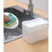 Dispenser detergent vase cu suport pentru burete